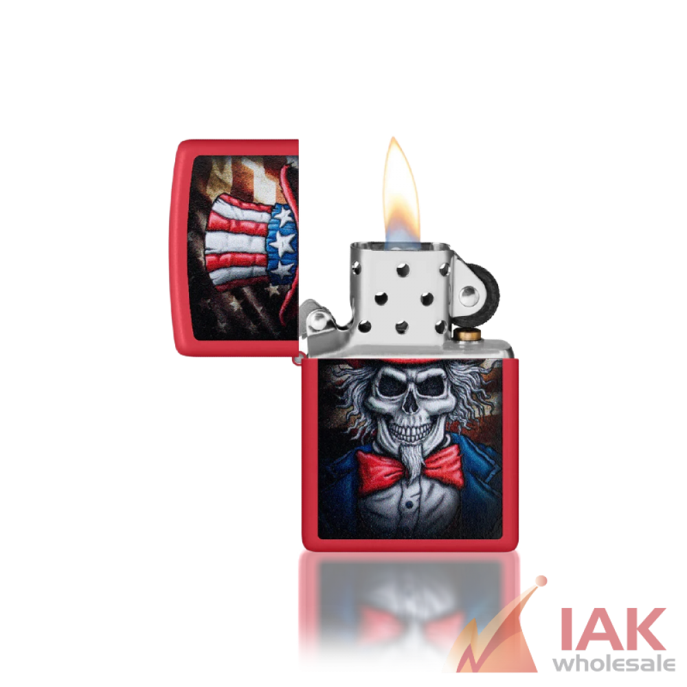 Zippo American Skull 46696