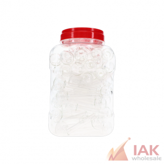 4 Inch Clear Oil Pipe 100ct