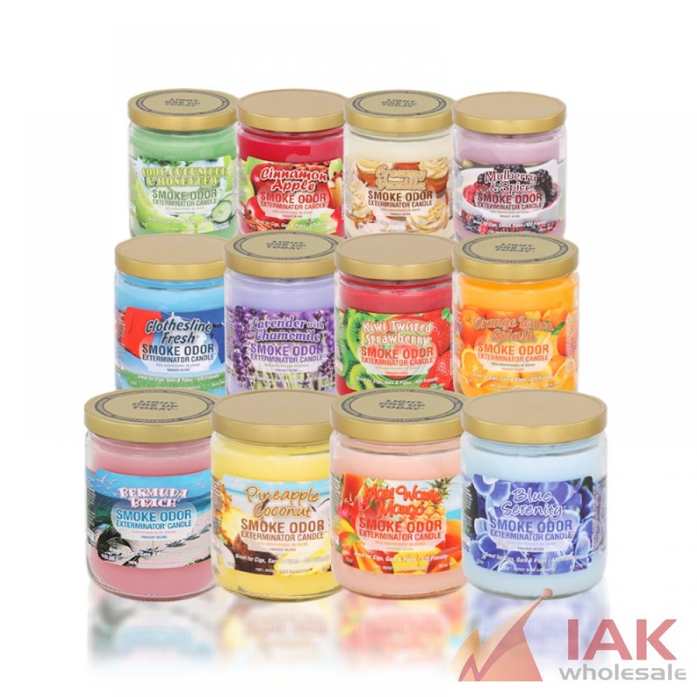 *SMOKE ODOR 13OZ CANDLE*
