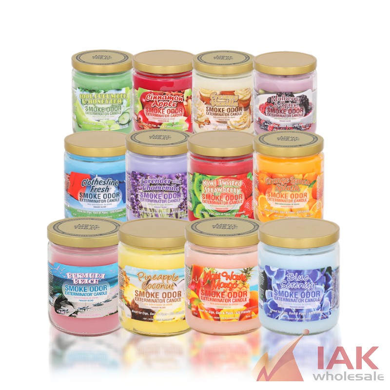 *SMOKE ODOR 13OZ CANDLE*