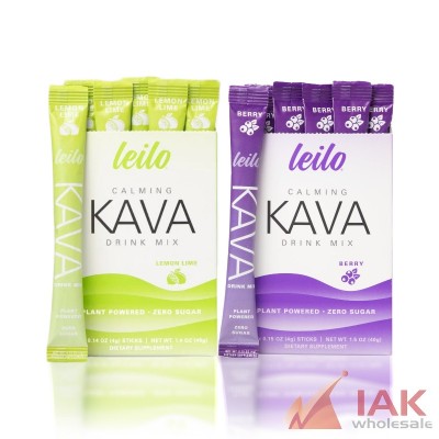 Leilo Kava Drink Mix 10CT Display – Calming Powder Beverage Packs