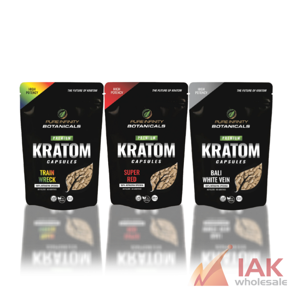 Pure Infinity Botanicals Kratom Capsules 500CT