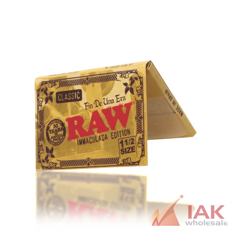 RAW Immaculada Edition 1 1/2 Rolling Papers 25CT Display – Unrefined Papers