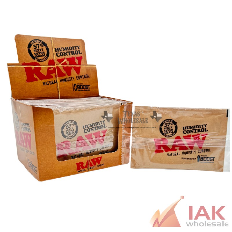RAW Humidity Control 57% 67G Packs 12CT Display – Large Two-Way Moisture Packs