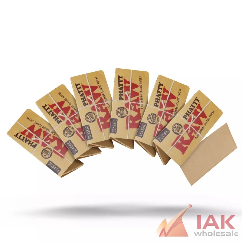 RAW Phatty Rolling Papers 32PK 24CT Display – Extra Wide Unrefined Papers