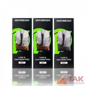 Vaporesso Luxe Q Pod 3ML 4PK Replacement Pods – Refillable Mesh Pods