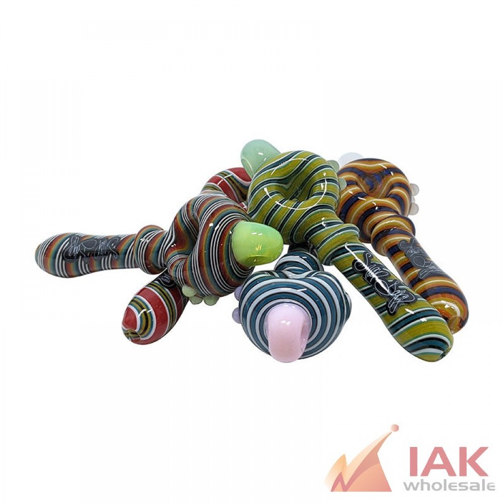 Dogg Lbs 3" Everyday Necklace Hand Pipe – Assorted Striped