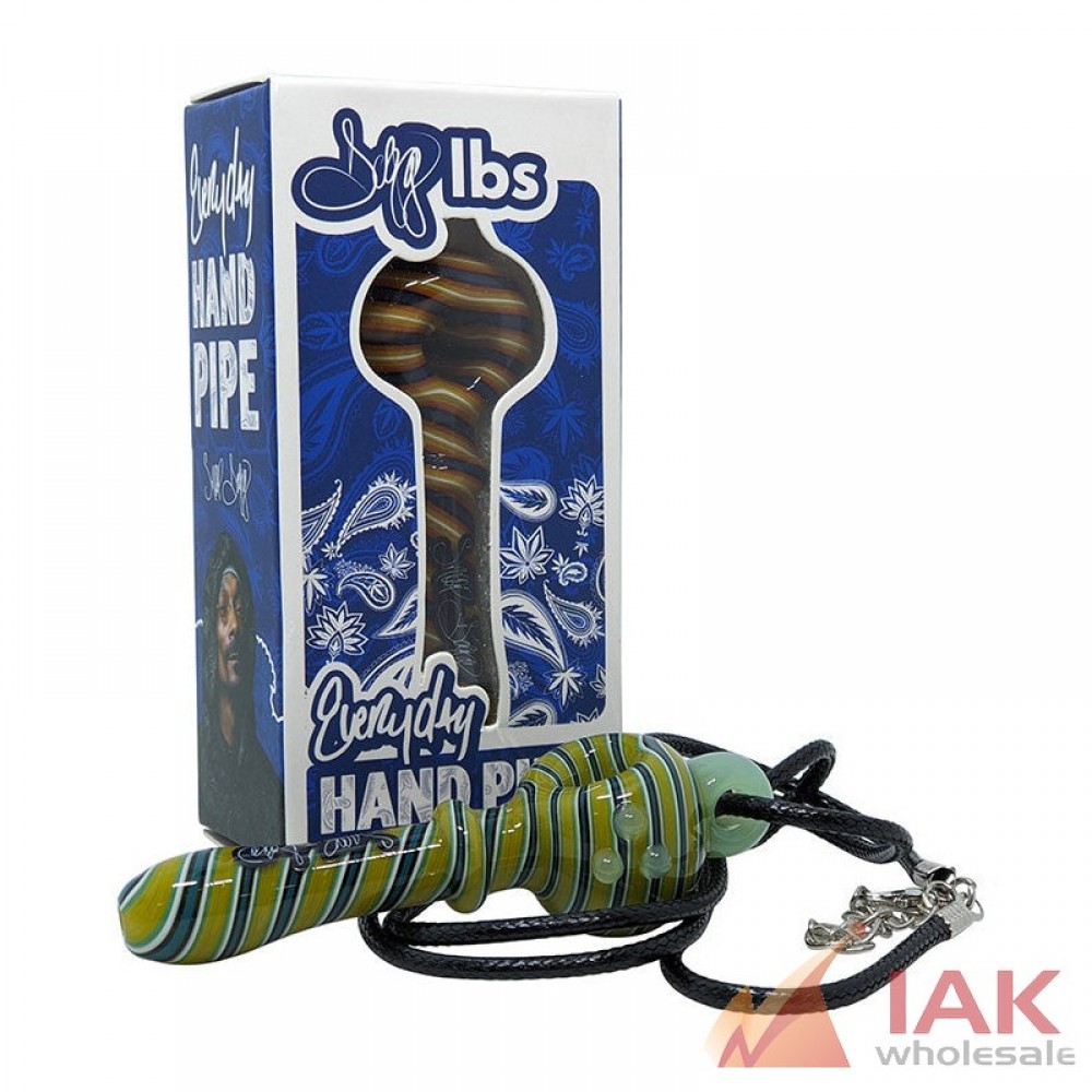 Dogg Lbs 3" Everyday Necklace Hand Pipe – Assorted Striped