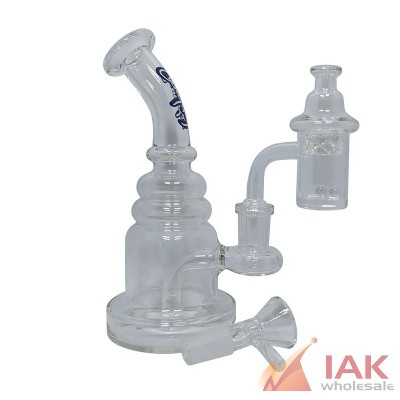Dogg Lbs 6.5" Everyday Mini Rig Double Drip Waterpipe Set