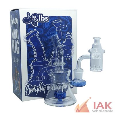 Dogg Lbs 6" Everyday Mini Rig Classic Showerhead Waterpipe Set