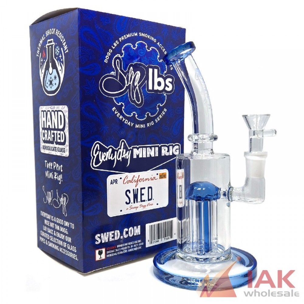 Dogg Lbs 8.7" Everyday Tree Perc Rig Waterpipe – Assorted