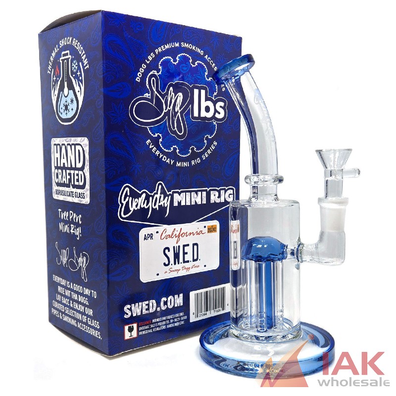 Dogg Lbs 8.7" Everyday Tree Perc Rig Waterpipe – Assorted