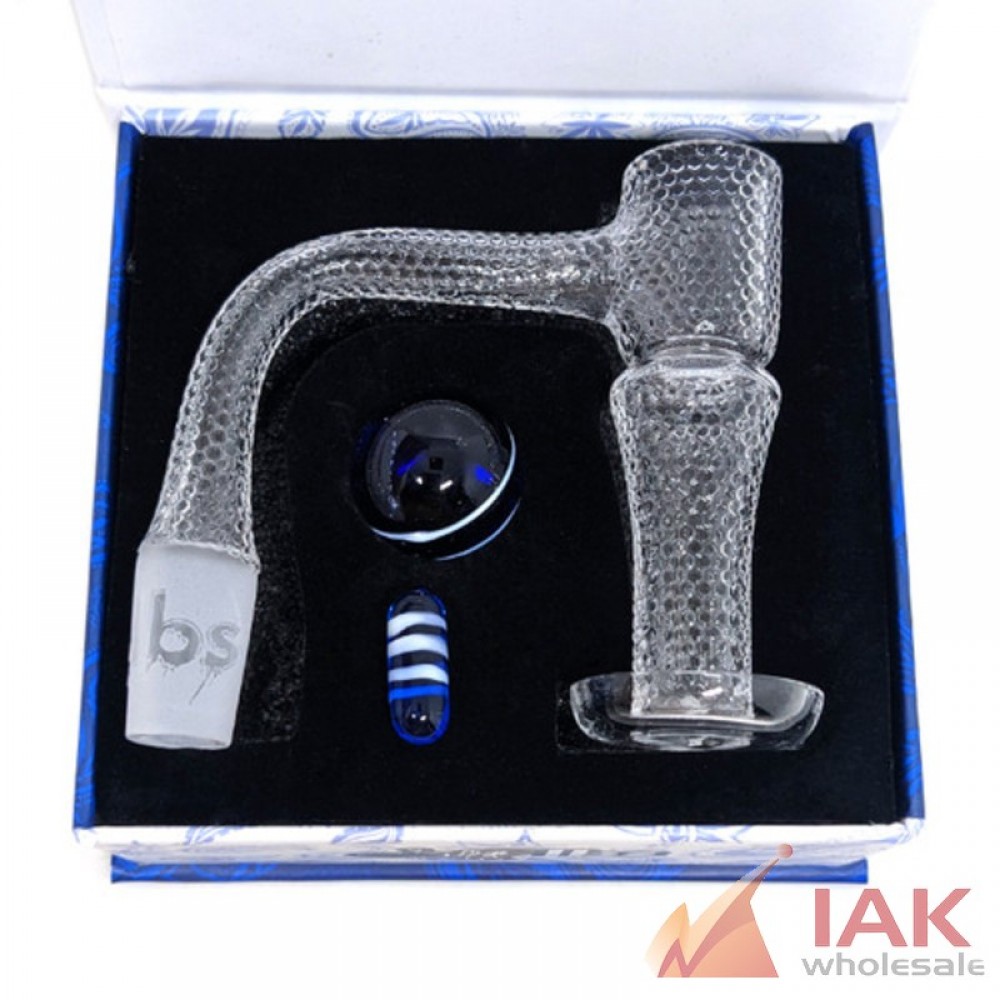 Dogg Lbs Everyday Engraved Pattern Terp Slurper Banger Set 14mm 90°