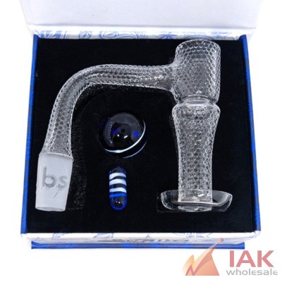 Dogg Lbs Everyday Engraved Pattern Terp Slurper Banger Set 14mm 90°