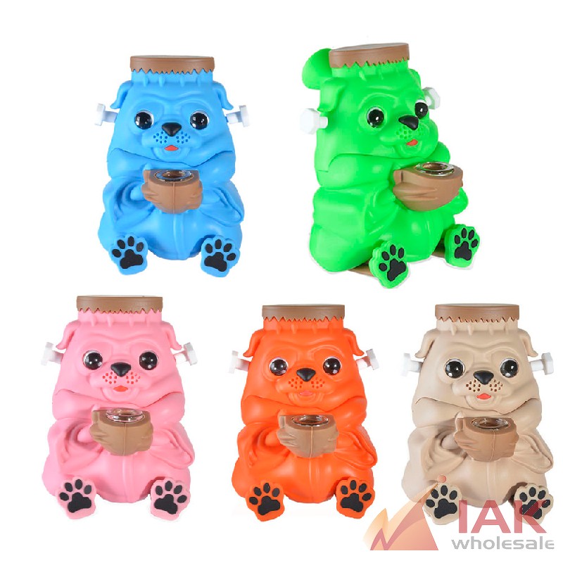Silicone Character Water Pipe w/ Glass Bowl SA815