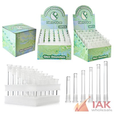 19mm to 14mm Glass Downstem GA304 – 36 Count