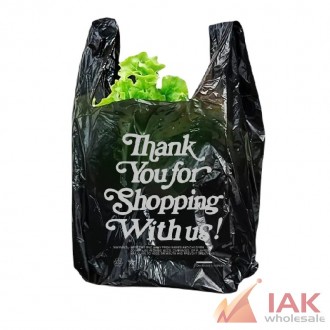 Premier Plastic 1/8 Eco Plastic Black Bags – 1000 Count