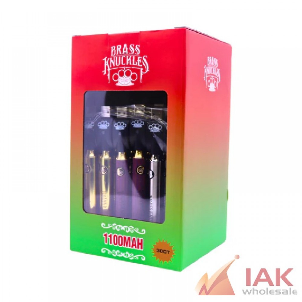 Brass Knuckles 510 Battery 1100mAh 30 Count High-Capacity Display Pack