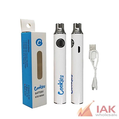 Cookies 510 Battery 2-Port Match Artwork Designs 650mAh – 12 Count