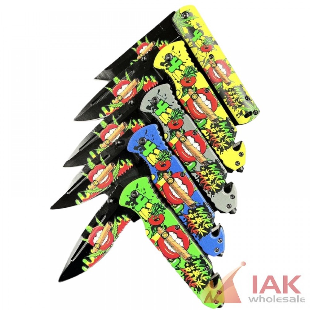Fast Opening Wake & Bake Knife Compact Folding Utility Knife