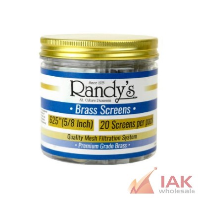 Randy’s .625" Brass Screen Jar 20 Pack (36 Count)