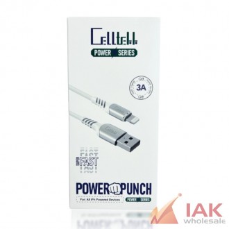 Celltekk Power Series 3a Usb To Iphone Cable 3.5ft 10 Count