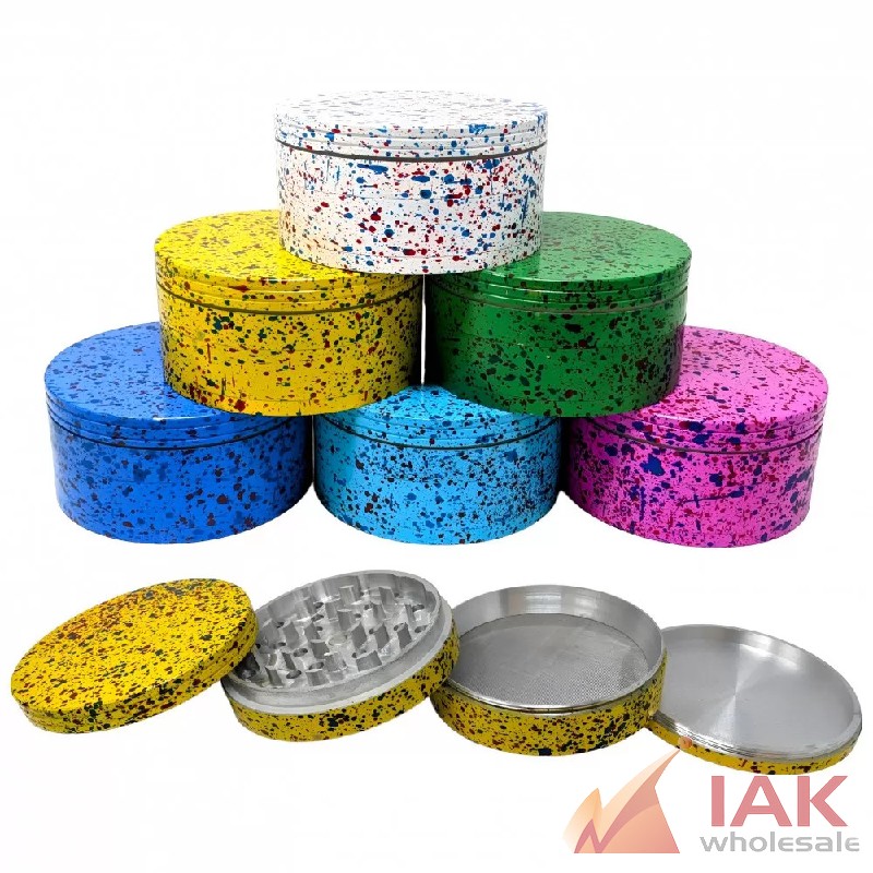 100mm 4P Grinder - Assorted Paint Speckles