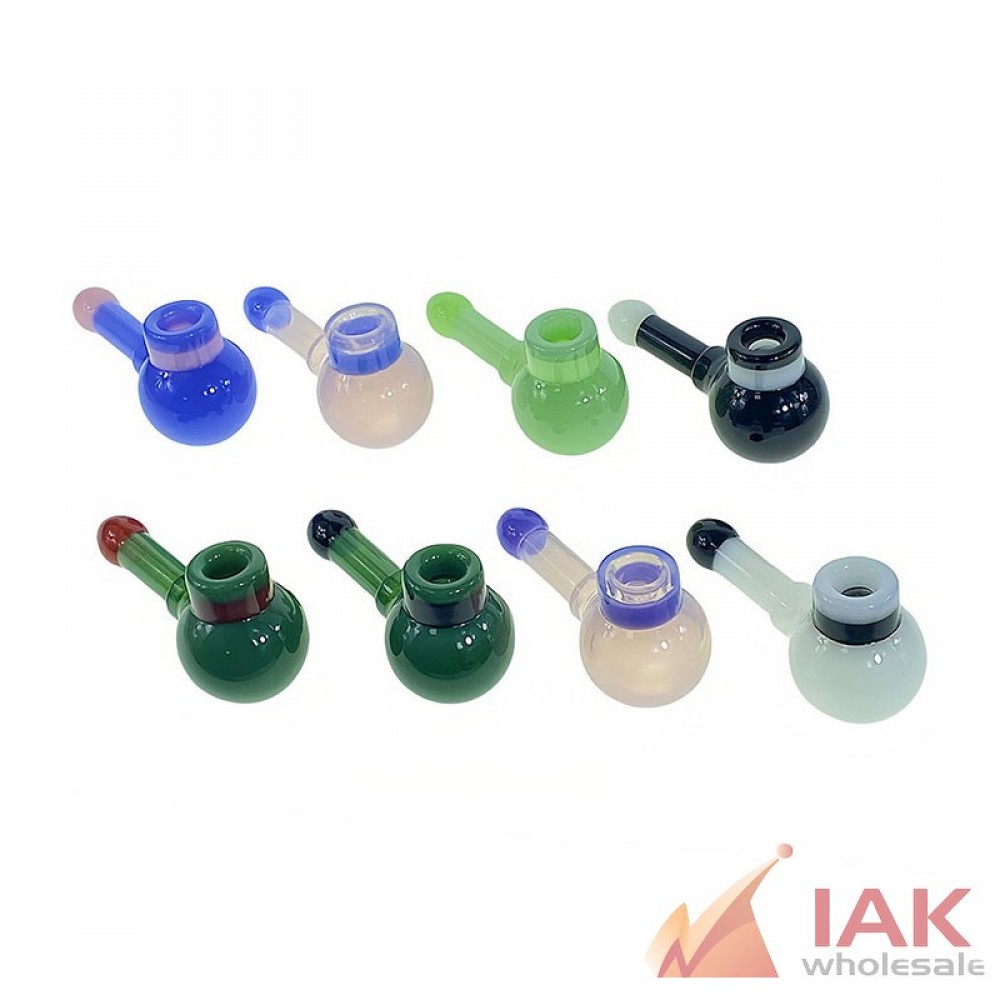 4.5" Fancy Spoon Hand Pipe Assorted – Classic Glass Spoon Pipe