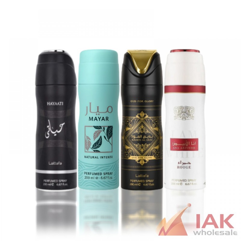 Lattafa 200mL Body Spray – Personal Fragrance Deodorant Spray