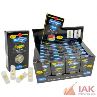 Fujima Tar Stopper Cigarette Filters Ts24 24 Pack Display – Disposable Filter Tips
