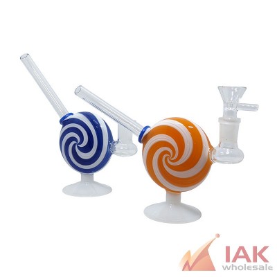 6.5" Candy Mint Water Pipe with 14M Bowl