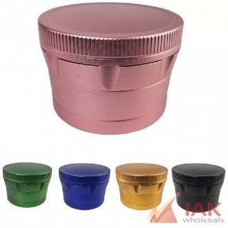 63mm 4 Part Square Teeth Grinder Manual Herb Grinder