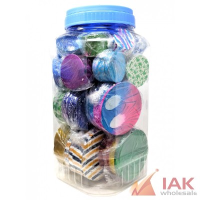 Assorted Sizes Mixed Designs 4 Part Grinders - 30 Count Jar