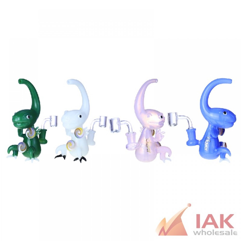 Clover Glass Greg Water Pipe 8" Assorted Color with 14M Banger