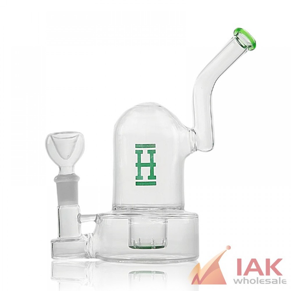 Hemper 7" Bell Rig Water Pipe with 14M Bowl - Green