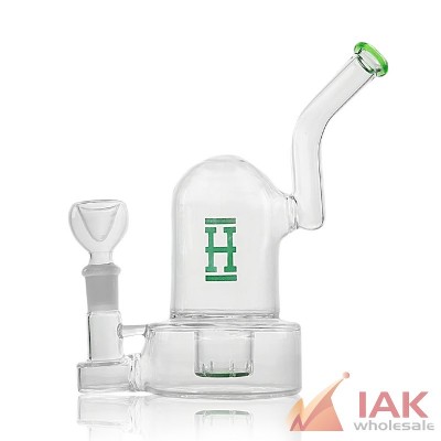 Hemper 7" Bell Rig Water Pipe with 14M Bowl - Green