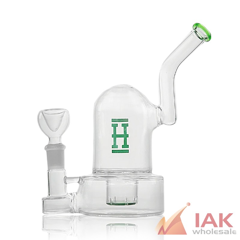 Hemper 7" Bell Rig Water Pipe with 14M Bowl - Green