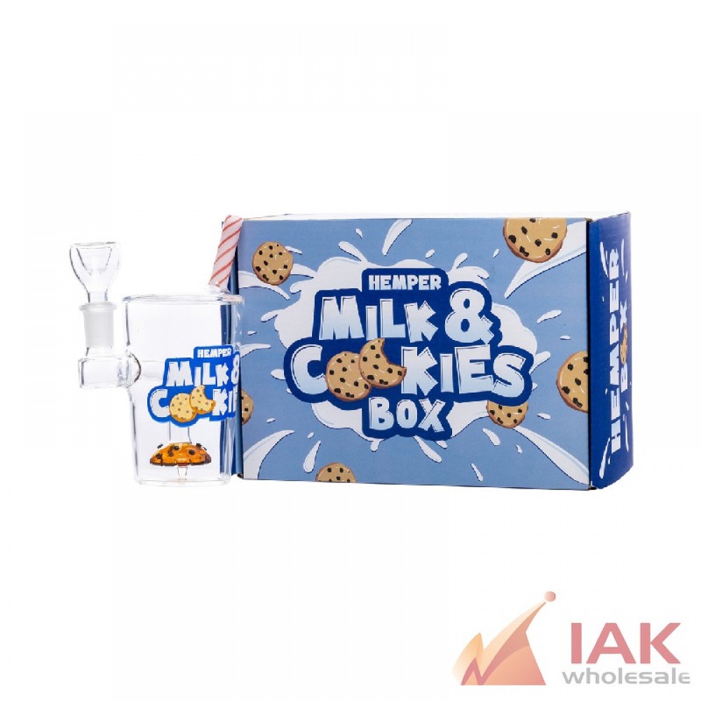Hemper Milk N Cookies Water Pipe with 14M Bowl & 4mm Banger