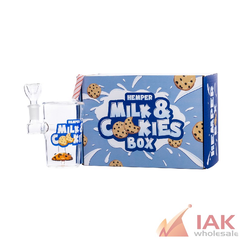 Hemper Milk N Cookies Water Pipe with 14M Bowl & 4mm Banger