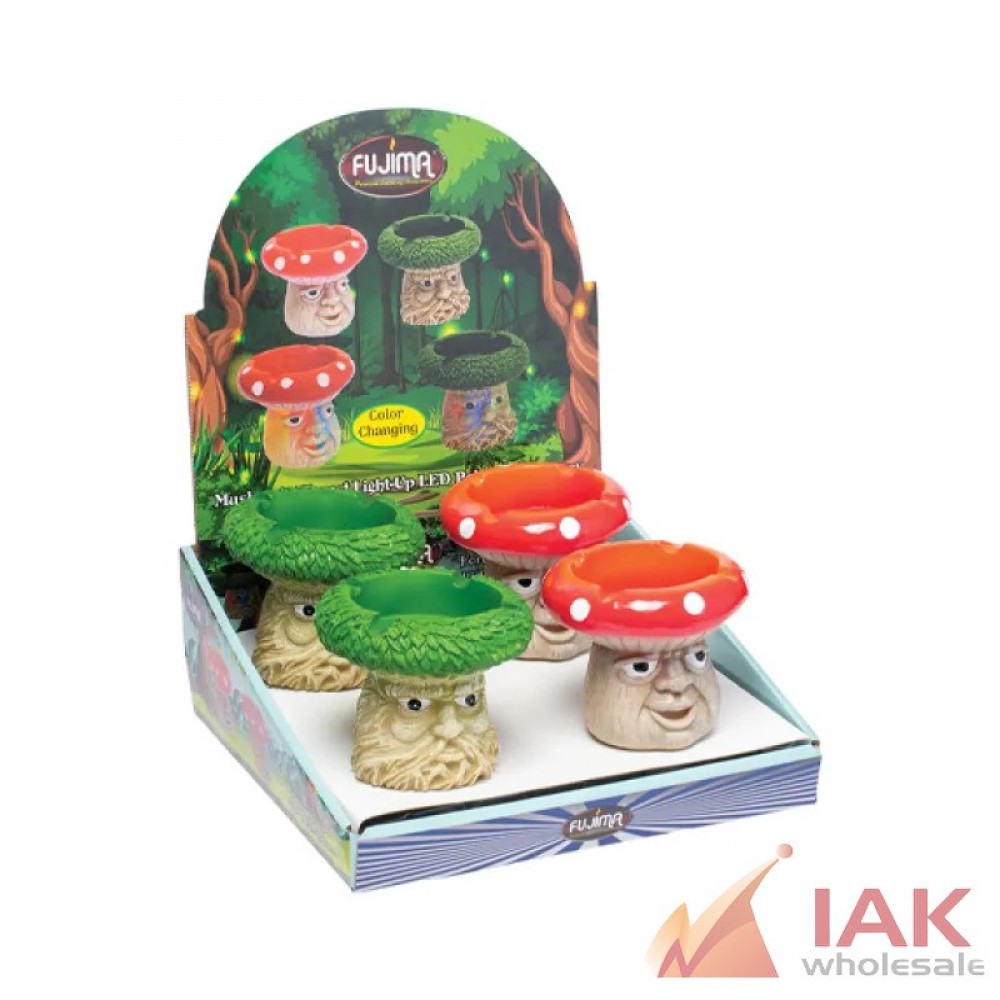 Fujima Mushroom Forest LED Ashtray 4 Count Display