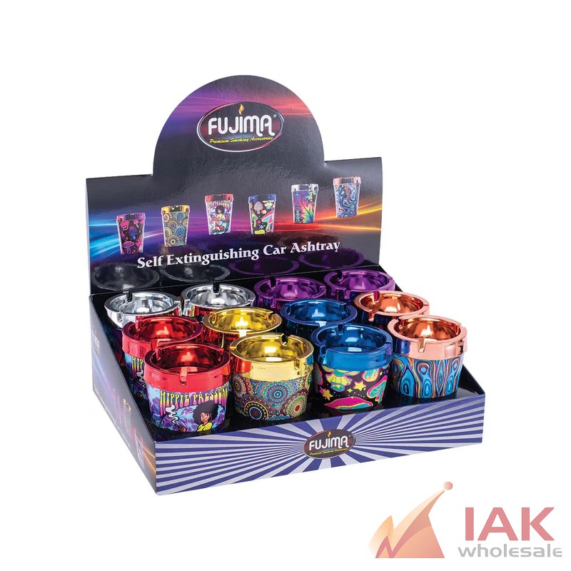 Fujima Trippy Shroom Car Ashtray 12 Count Display