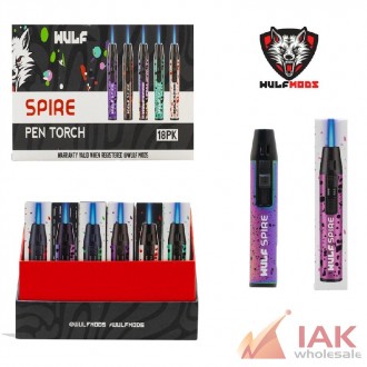 Wulf Spire Butane Torch 9 Count Display