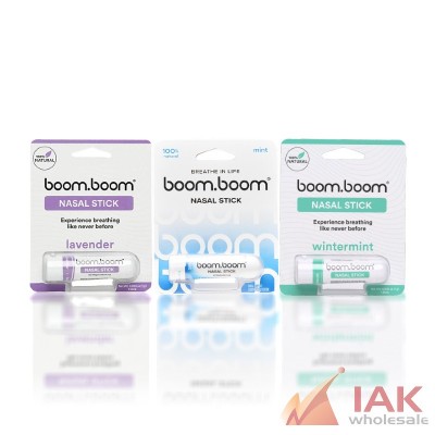 BoomBoom Nasal Inhaler 1 Pack 6 Count Display