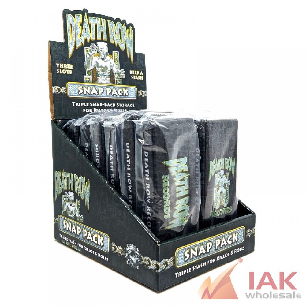 Death Row Records Snap Pack Elastic Triple Stash Pack Display of 12