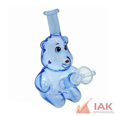 5" Assorted Bear Water Pipe with 14M Bowl & 4mm Banger