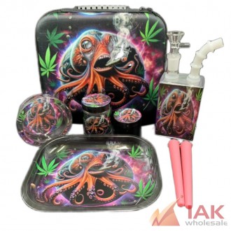 Alien Space Octopus Water Pipe Set