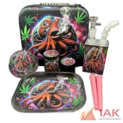 Alien Space Octopus Water Pipe Set
