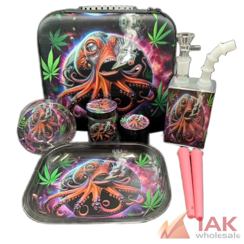 Alien Space Octopus Water Pipe Set