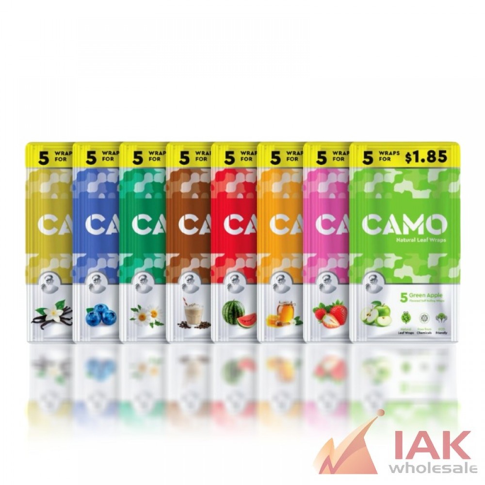Camo Natural Wraps 5/$1.85 10 Count Display