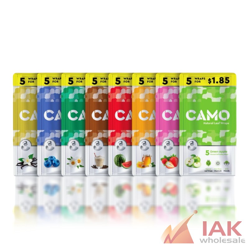 Camo Natural Wraps 5/$1.85 10 Count Display